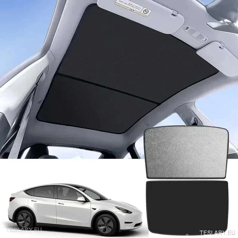 Pare-soleil panoramique haut de gamme pour Tesla Model 3 2019 - 2023 , Model Année 2022 - 2024 , Model 3+ Highland et Model Y Juniper Standard et Premium