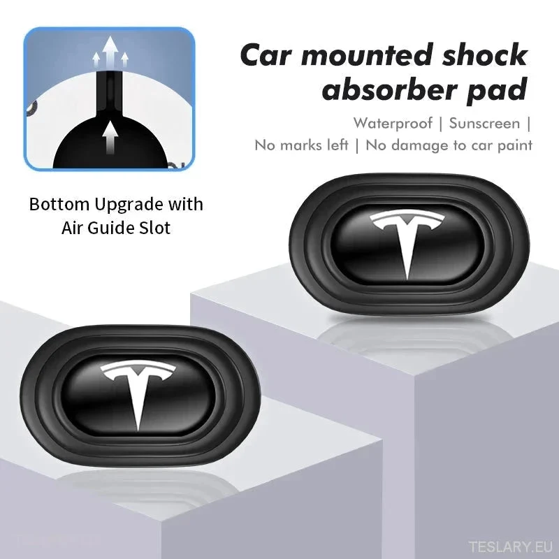 Amortisseurs insonorisants Tesla 3 YSX avec logo – Lot de 12