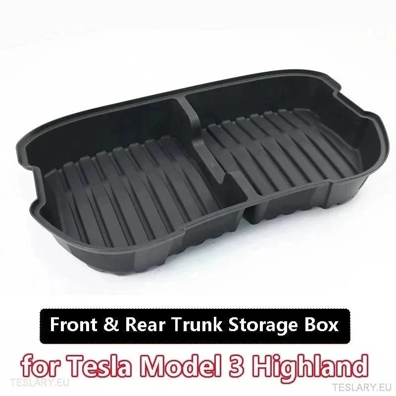 Organiseur de coffre Tesla 3 Highland conçu sur mesure et parfaitement adapté