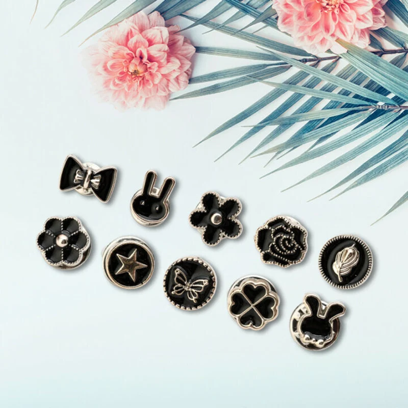 Boutons de chemise amovibles(ensemble de 10 pièces)