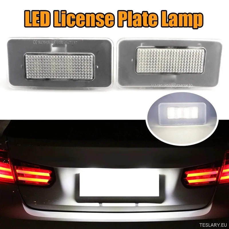 Tesla Model Feux de plaque d'immatriculation LED ultra-lumineux S/X