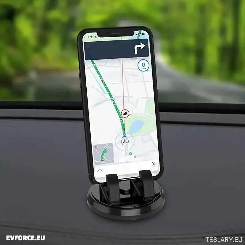 Support de téléphone à ventouse rotatif à 360° pour Tesla, BYD, MG et autres véhicules électriques
