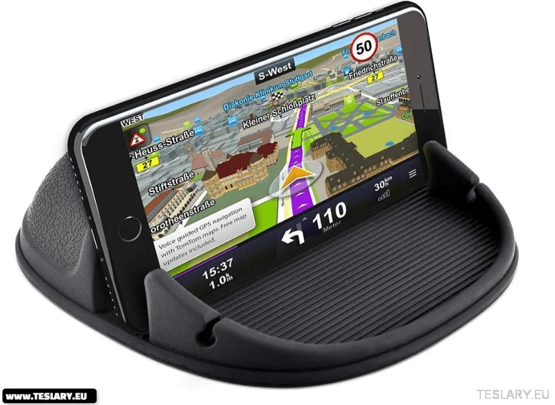 Support de téléphone multifonction pour voiture - Support de téléphone antidérapant en silicone pour tableau de bord