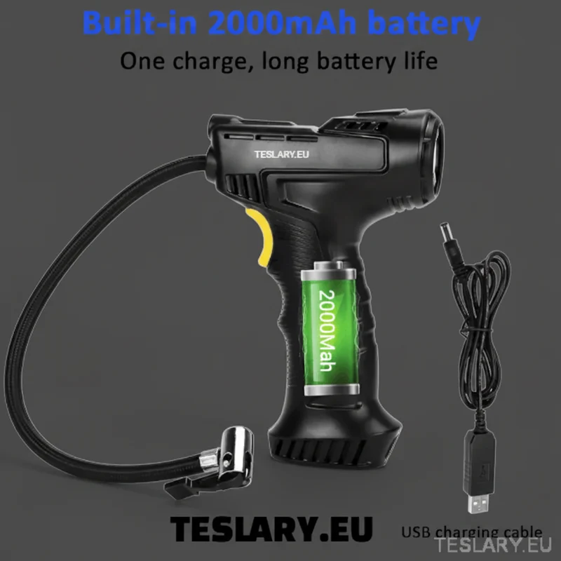 Pistolet compresseur de pneus sans fil à batterie pour Tesla Model 3 YSX