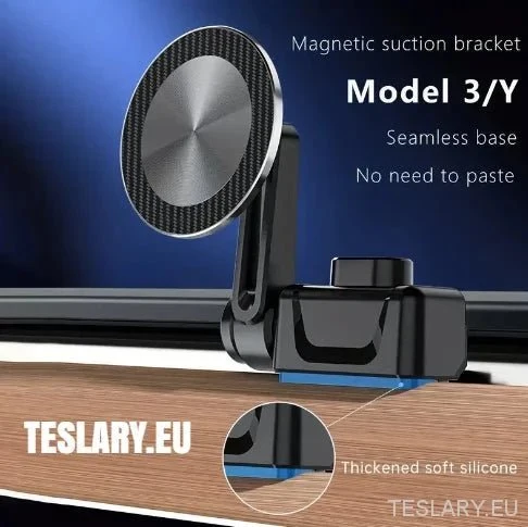 Tesla Model 3 / Support magnétique pour téléphone Y 360 degrés.