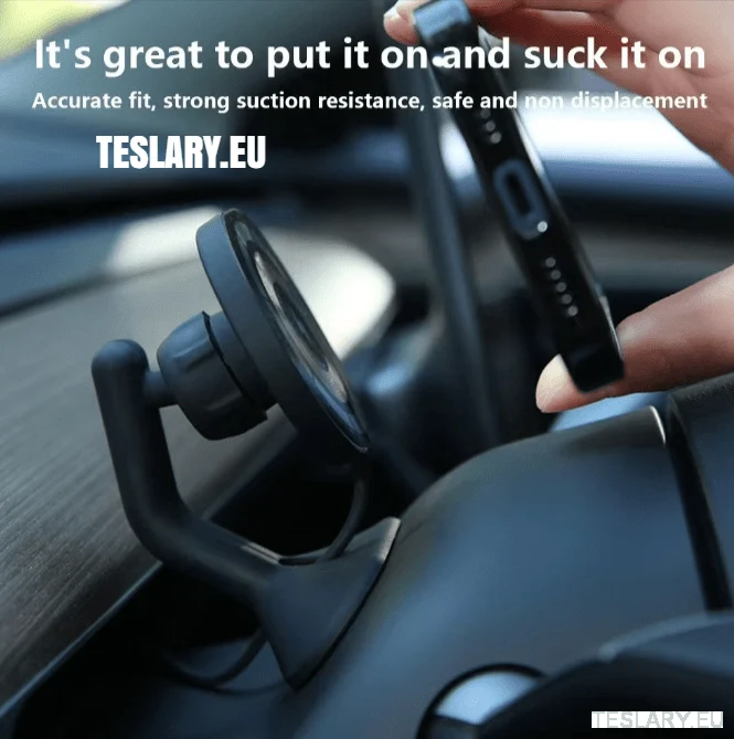 Support magnétique MagSafe pour téléphone de tableau de bord Tesla Model 3 & Model Y