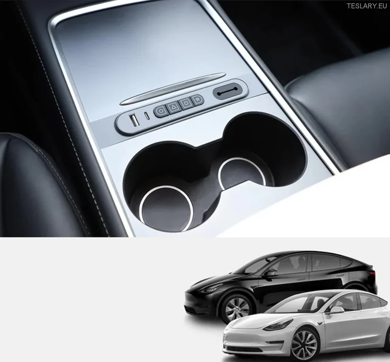 Hub d'extension USB avec commandes physiques pour Tesla Model 3 / Oui