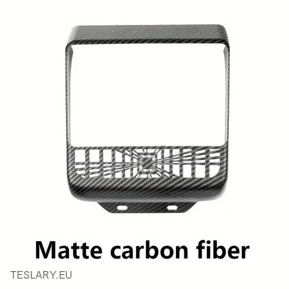 Tesla Model 3 Cadre de ventilation arrière Highland Garniture style fibre de carbone