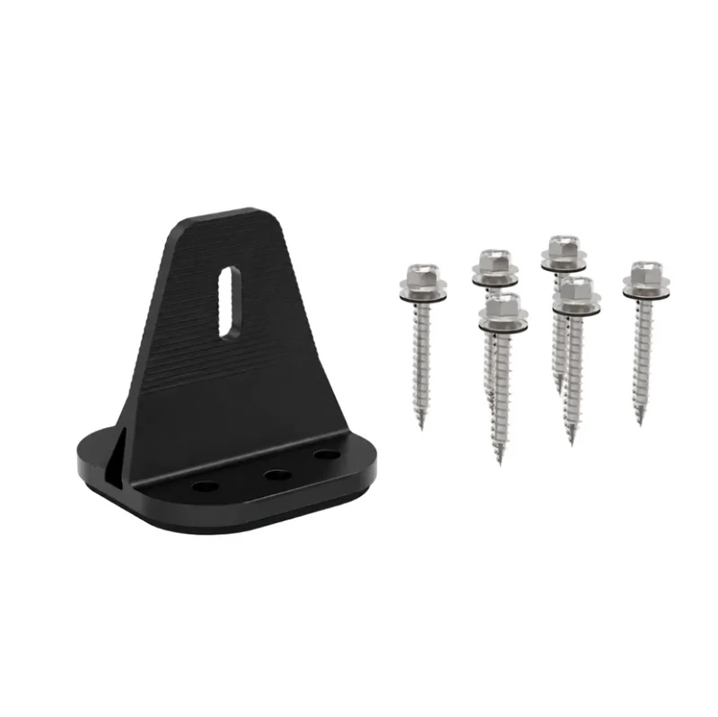 Elios Black T-Foot Solar Roof Mount Bracket