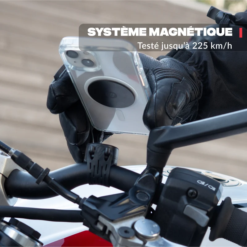 Support téléphone moto