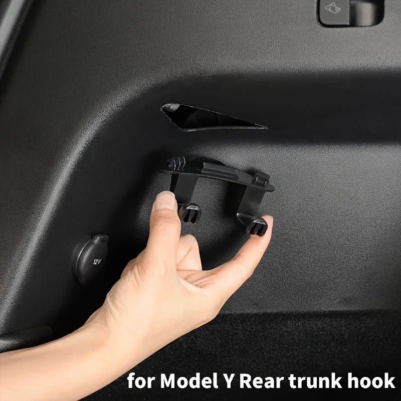 Tesla Model Version mise à jour Y 2022-2026 ou Tesla pour Model Y & Model Crochets de rangement pour coffre en Y Juniper