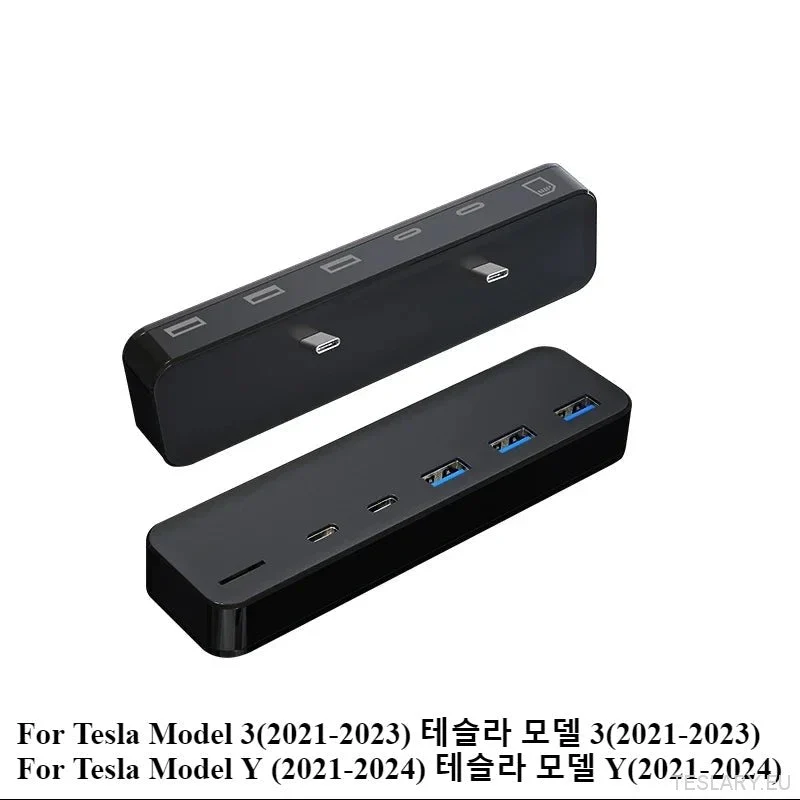 Tesla Model Station de charge et hub USB 3/Y