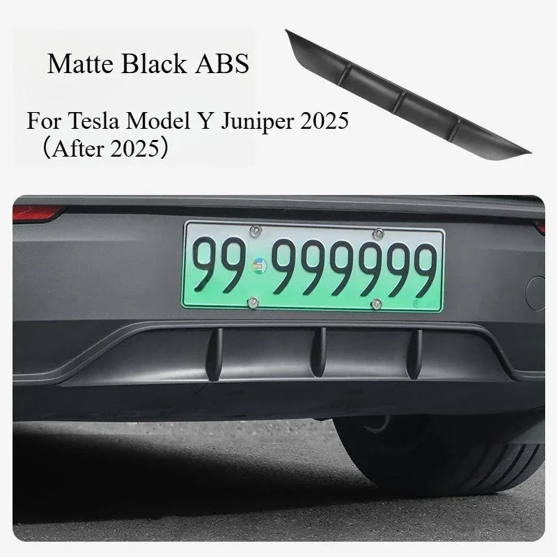 Tesla Model Y Launch 2025 Juniper Diffuseur de pare-chocs arrière Protection Spoiler Lèvre de spoiler Séparateur latéral