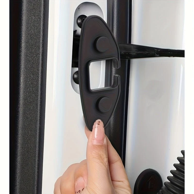 Compatible avec Tesla Model-Y Lot de 4 butées en silicone étanches, antirouille et absorbant les chocs pour portières de voiture (modification).
