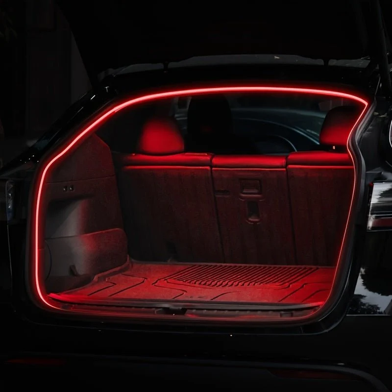 TESLA MODEL Bande LED rouge en forme de Y pour coffre - 12 volts avec connecteur