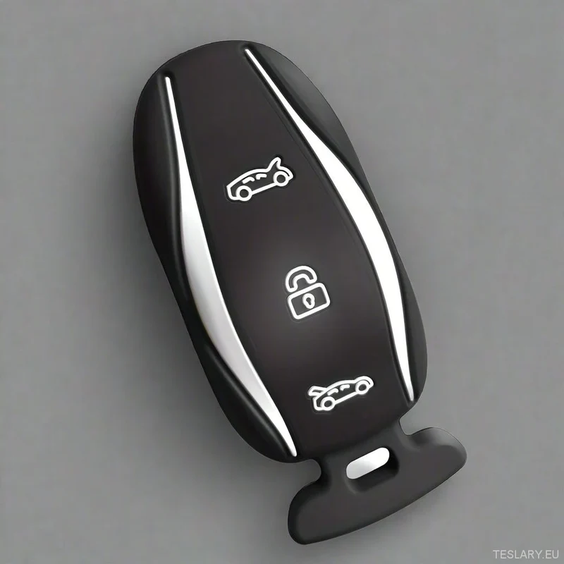 Étui en silicone pour clé de voiture intelligente Tesla Model 3 ans
