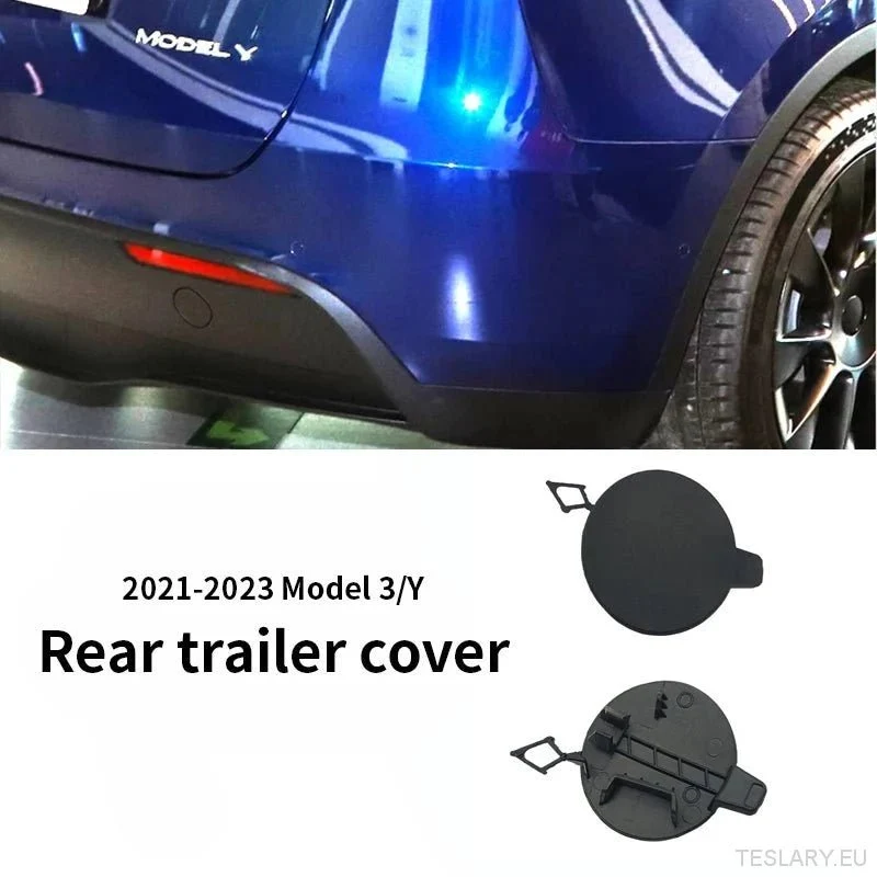 Tesla Model Cache-anneau de remorquage avant en Y pour pare-chocs avant, garniture et bouchon de remorque