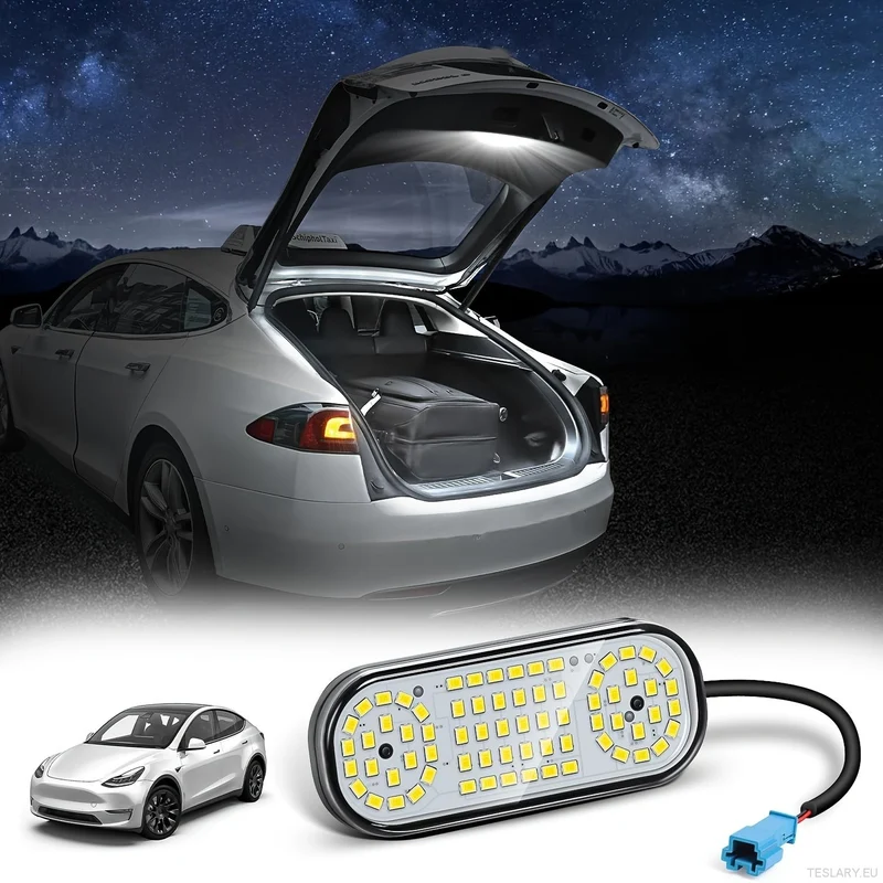 Éclairage d'ambiance intérieur à LED pour coffre Tesla Model A 2022-2025 Model Éclairage intérieur du compartiment de chargement avant pour une ambiance néon