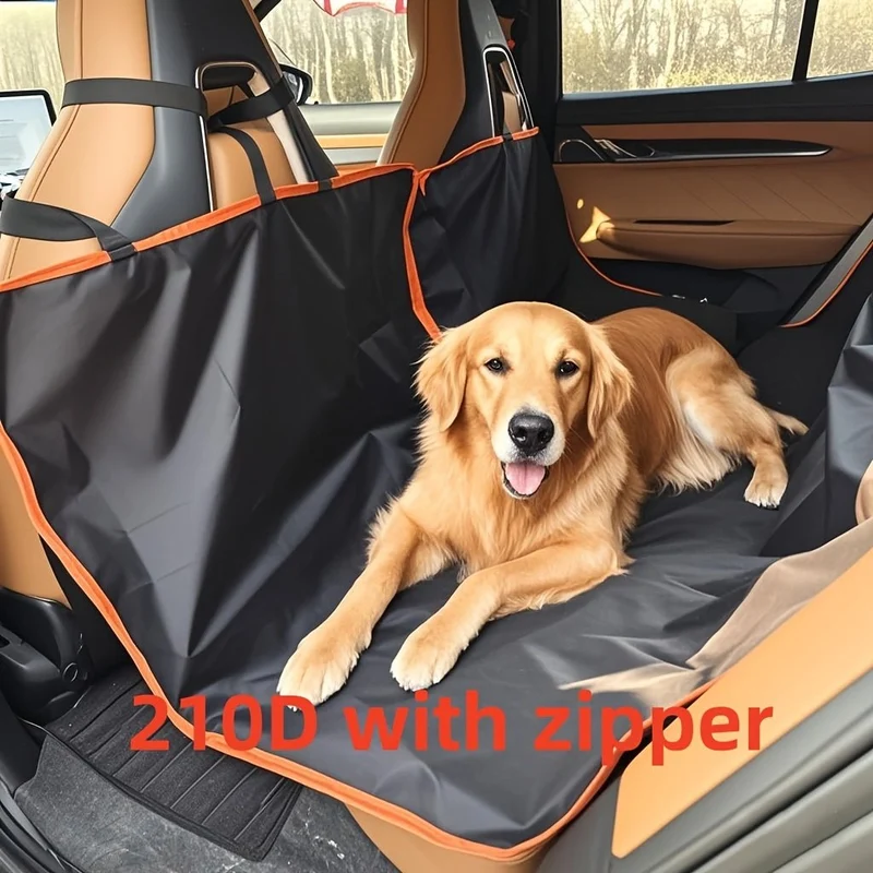 Housse de siège arrière pour chien, tapis de voyage pour chien, coussin résistant aux taches et aux griffures, doux, réglable, léger, en tissu Oxford, pliable, utilisable en toutes saisons, non rembourré, confortable et facile à nettoyer