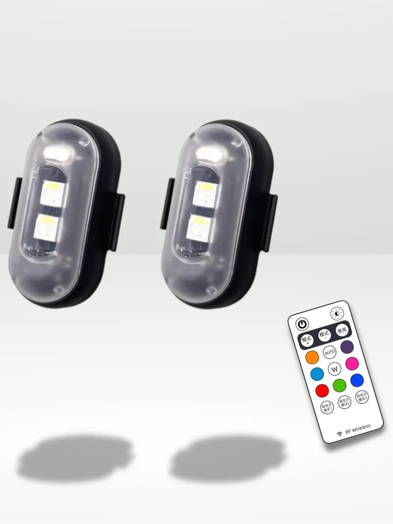 Mini Stroboscope Led sans Fil pour Voiture, Moto et Vélo