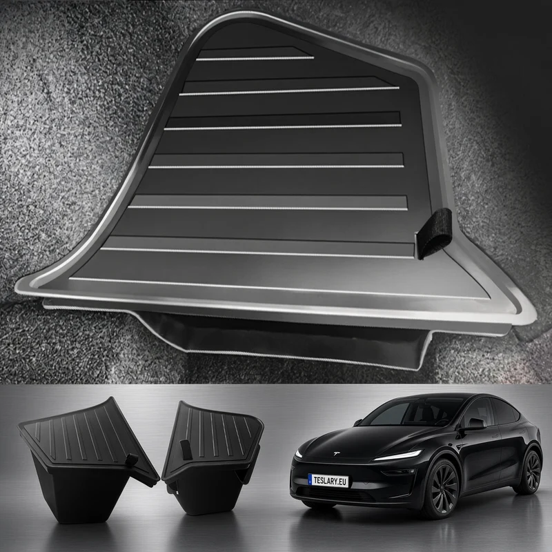 Bacs de rangement pour coffre TESLA Model Genévrier en Y avec couvercles assortis au tronc ou en TPE