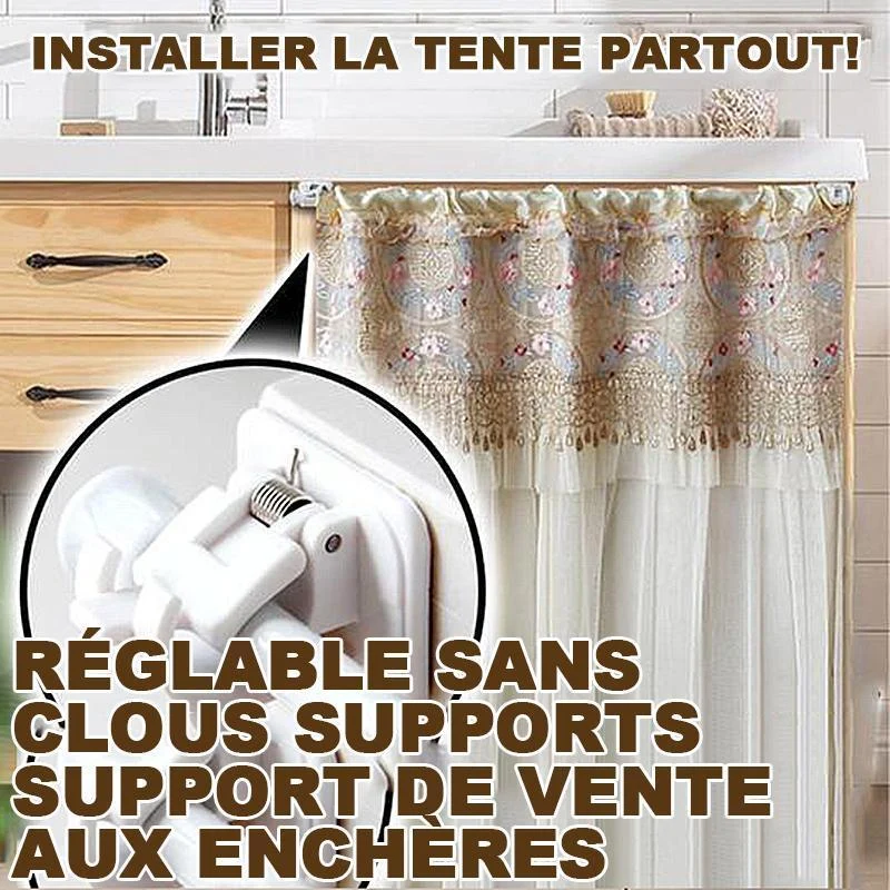 Supports de poteau réglables sans clou